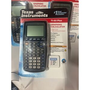 Texas Instruments TI-83 Plus Graphing Calculator - Brand New in Package 3ct LOT‎